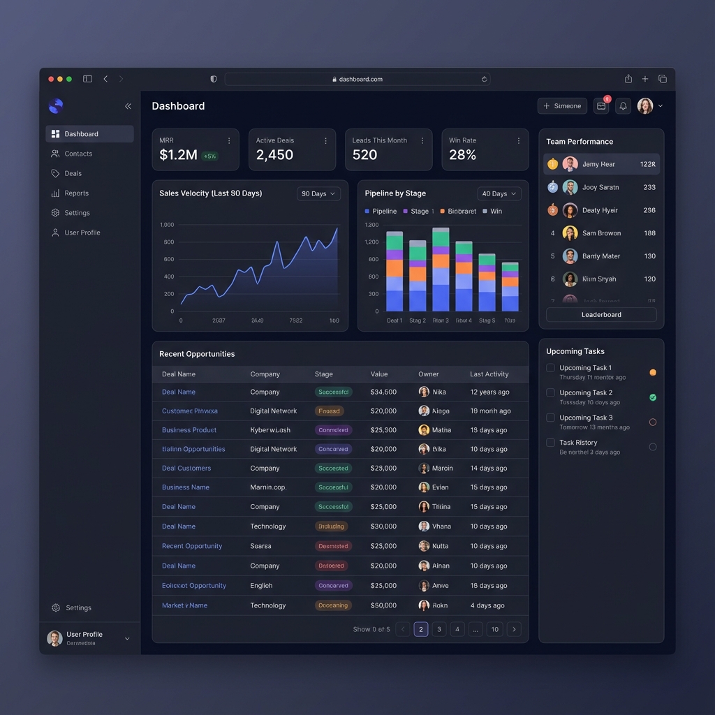Desktop Dashboard