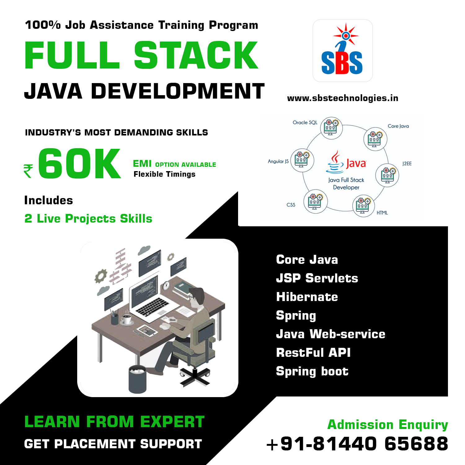 FULL STACK JAVA DEVELOPMENT
