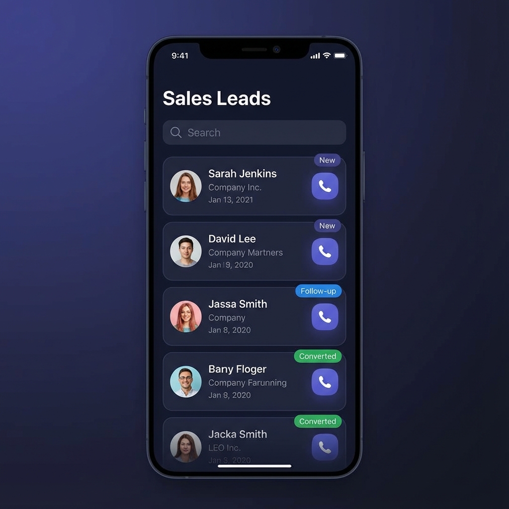 Lead Management Interface